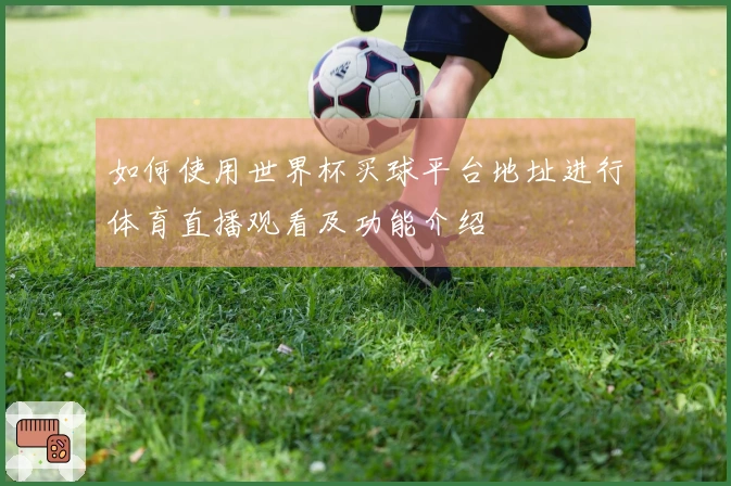 如何使用世界杯买球平台地址进行体育直播观看及功能介绍