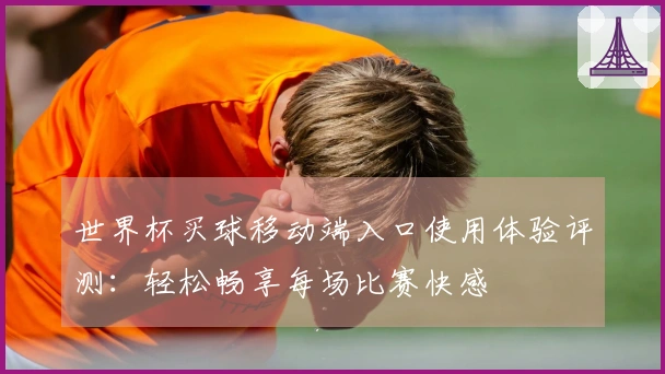 世界杯买球移动端入口使用体验评测：轻松畅享每场比赛快感